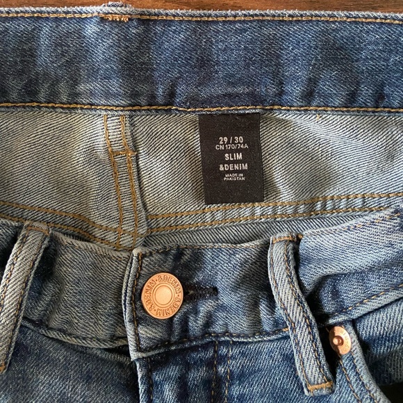 HM denim jeans skinny 29/32 great condition - Picture 2 of 3